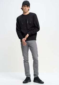 BIG STAR TERRY - Jeansy Slim Fit - Grau -Sklep Odziezowy a5eb859470cd4a8abbb84aefc51d41b3