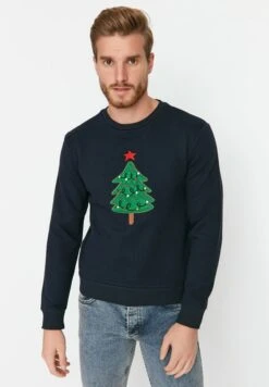 Trendyol CHRISTMAS - Bluza - Navy Blue