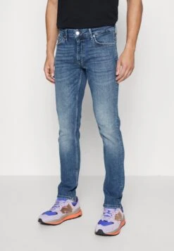 Only & Sons ONSLOOM - Jeansy Slim Fit - Blue Denim