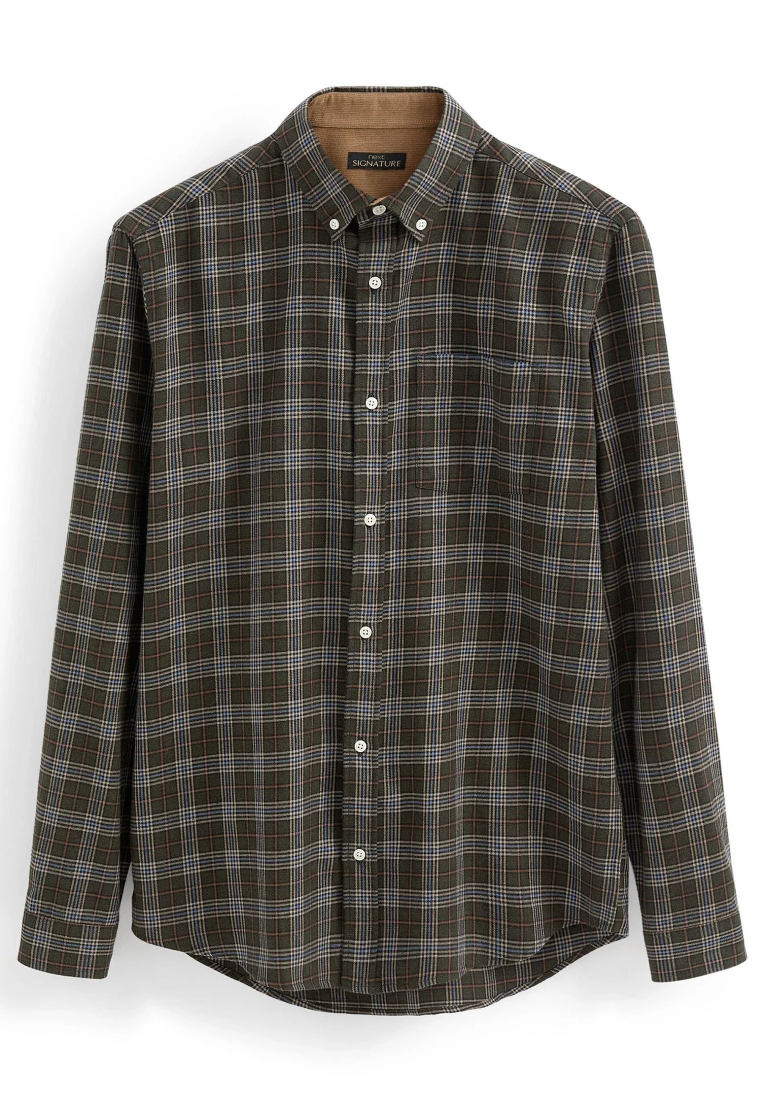 Next BRUSHED CHECK - Koszula - Green 6 Next BRUSHED CHECK - Koszula - Green - obrazek 6