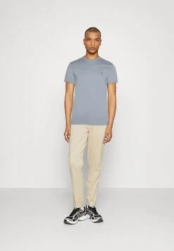 AllSaints TONIC CREW 3 PACK - T-shirt Basic - Blue/optic White
