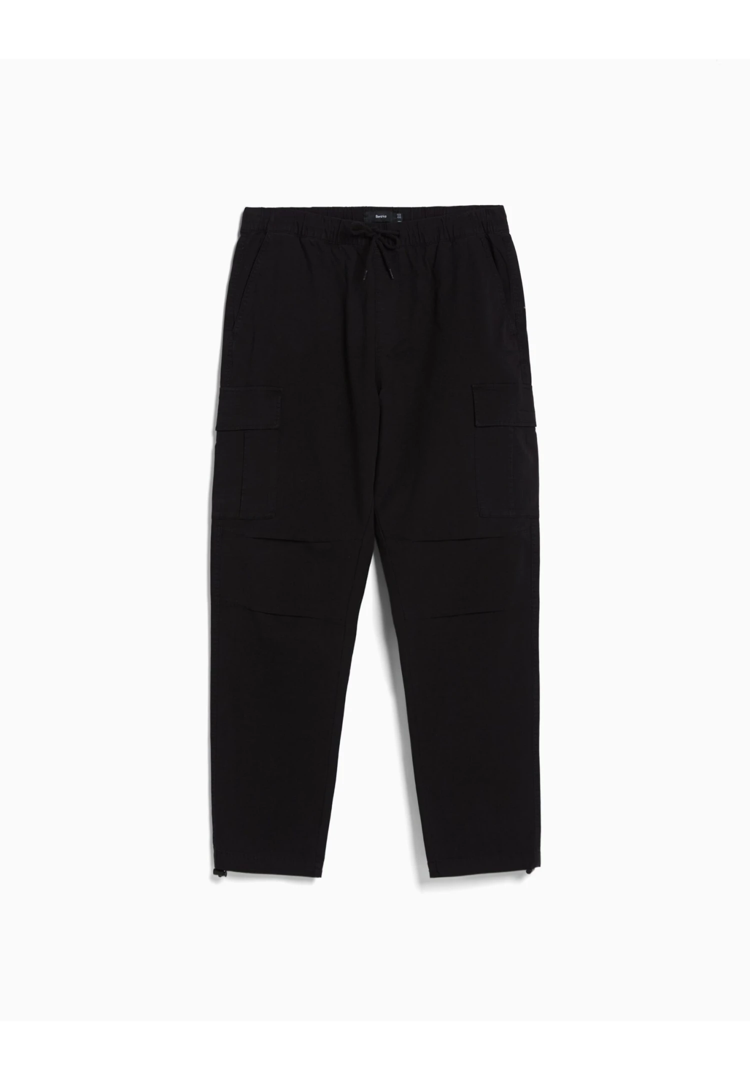 BERSHKA STOPPERS - Bojówki - Black 5 BERSHKA STOPPERS - Bojówki - Black - obrazek 5