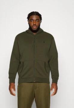 LONG SLEEVE - Bluza Rozpinana - Company Olive