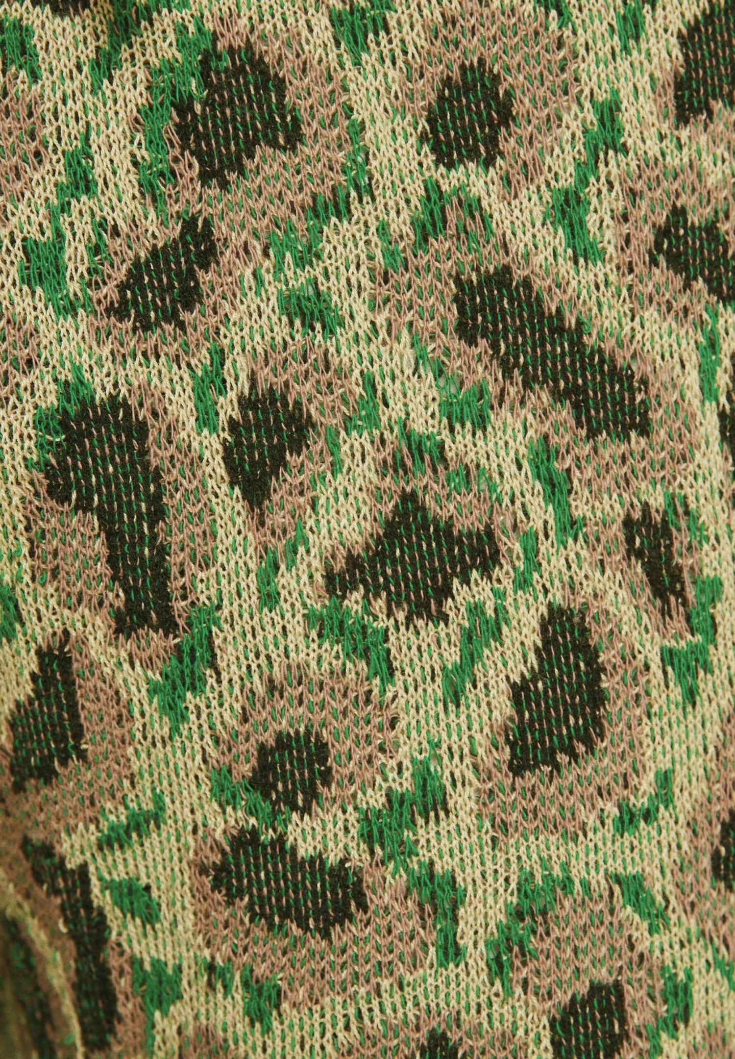 BERSHKA JACQUARD PRINT - Szorty - Khaki 6 BERSHKA JACQUARD PRINT - Szorty - Khaki - obrazek 6