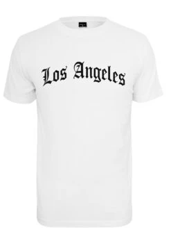 Mister Tee LOS ANGELES WORDING - T-shirt Z Nadrukiem - White -Sklep Odziezowy b7b4c5f4f2f44da4b67d2a332eea5c3e