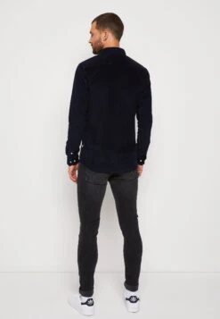 Kronstadt JOHAN CORDUROY SHIRT - Koszula - Navy -Sklep Odziezowy bc500221985f4f2ca57c6c0882168fb1