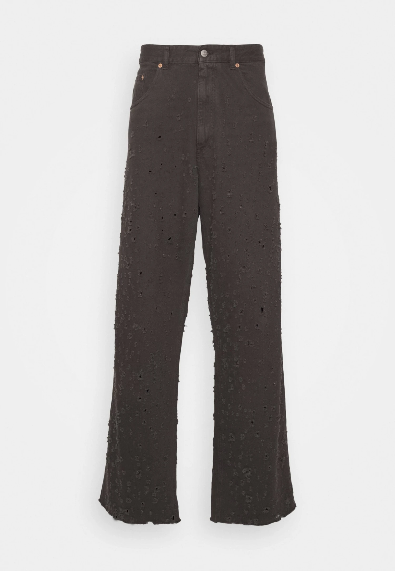 MM6 Maison Margiela PANTS 5 POCKETS - Jeansy Relaxed Fit - Black 6 MM6 Maison Margiela PANTS 5 POCKETS - Jeansy Relaxed Fit - Black - obrazek 6