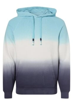 Bluza Z Kapturem - Blau Weiß