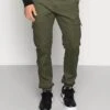 Jack & Jones JJIPAUL JJFLAKE - Bojówki - Olive Night