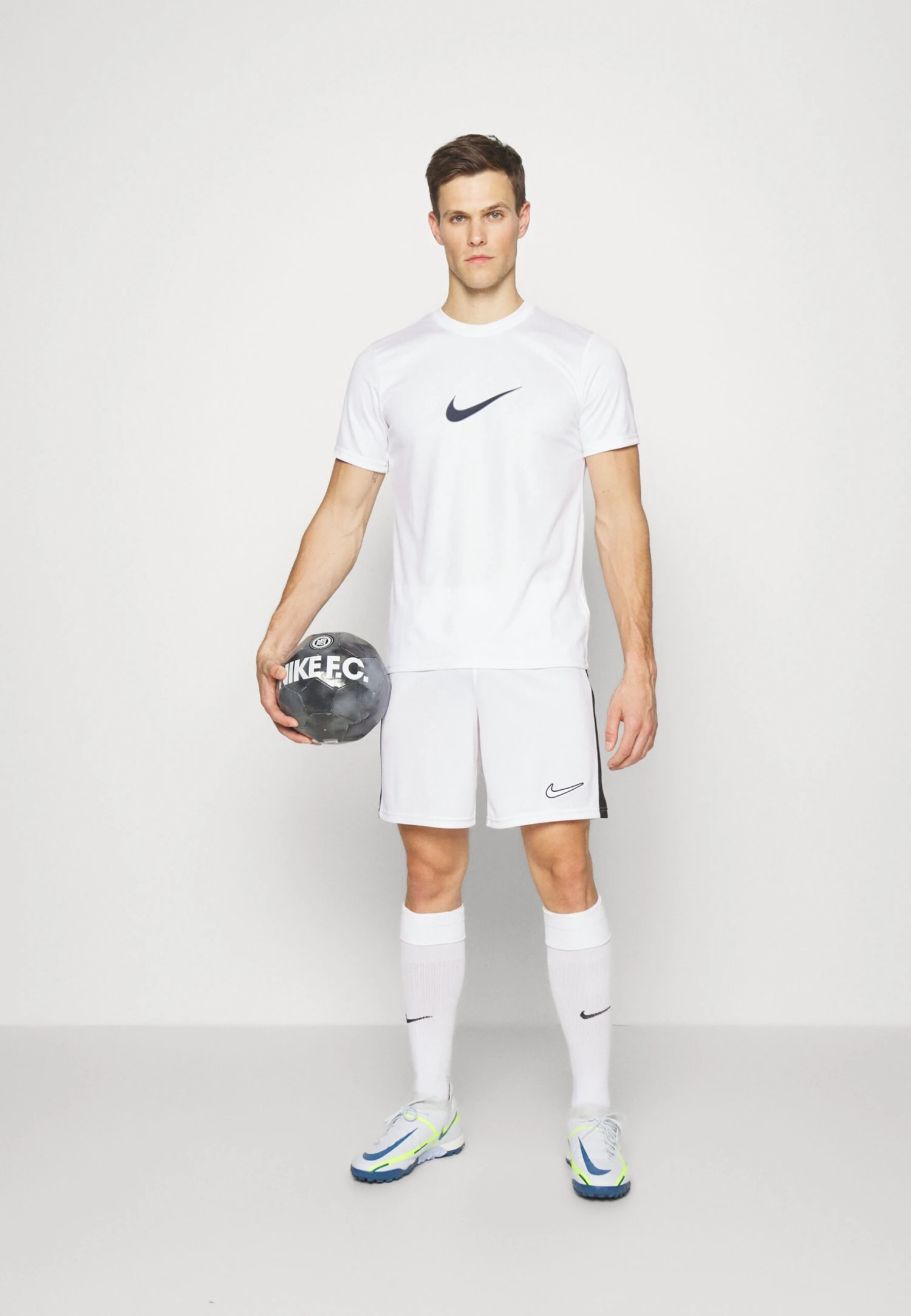 Nike Performance ACADEMY 23 SHORT - Krótkie Spodenki Sportowe - White/black 2 Nike Performance ACADEMY 23 SHORT - Krótkie Spodenki Sportowe - White/black - obrazek 2