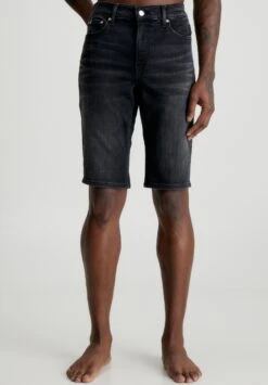 Calvin Klein Jeans Szorty Jeansowe - Denim Black