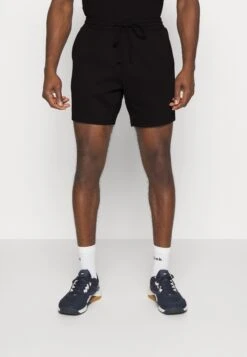 ICANIWILL REVIVE HEAVY SHORTS MEN - Krótkie Spodenki Sportowe - Black