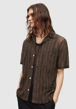 AllSaints CALA SS - Koszula - Brown -Sklep Odziezowy cb3d7bb1e5a84e34bf1fc4ac498788f6