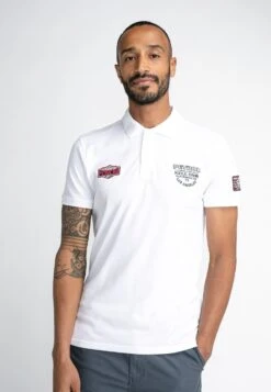 Petrol Industries SPORTY ARTWORK - Koszulka Polo - Bright White -Sklep Odziezowy cd016f1738d94b4f9d9dc163bb942676