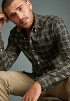 Next BRUSHED CHECK - Koszula - Green 11 Next BRUSHED CHECK - Koszula - Green -Sklep Odziezowy d1961844d5f6469c82042893e35825c5