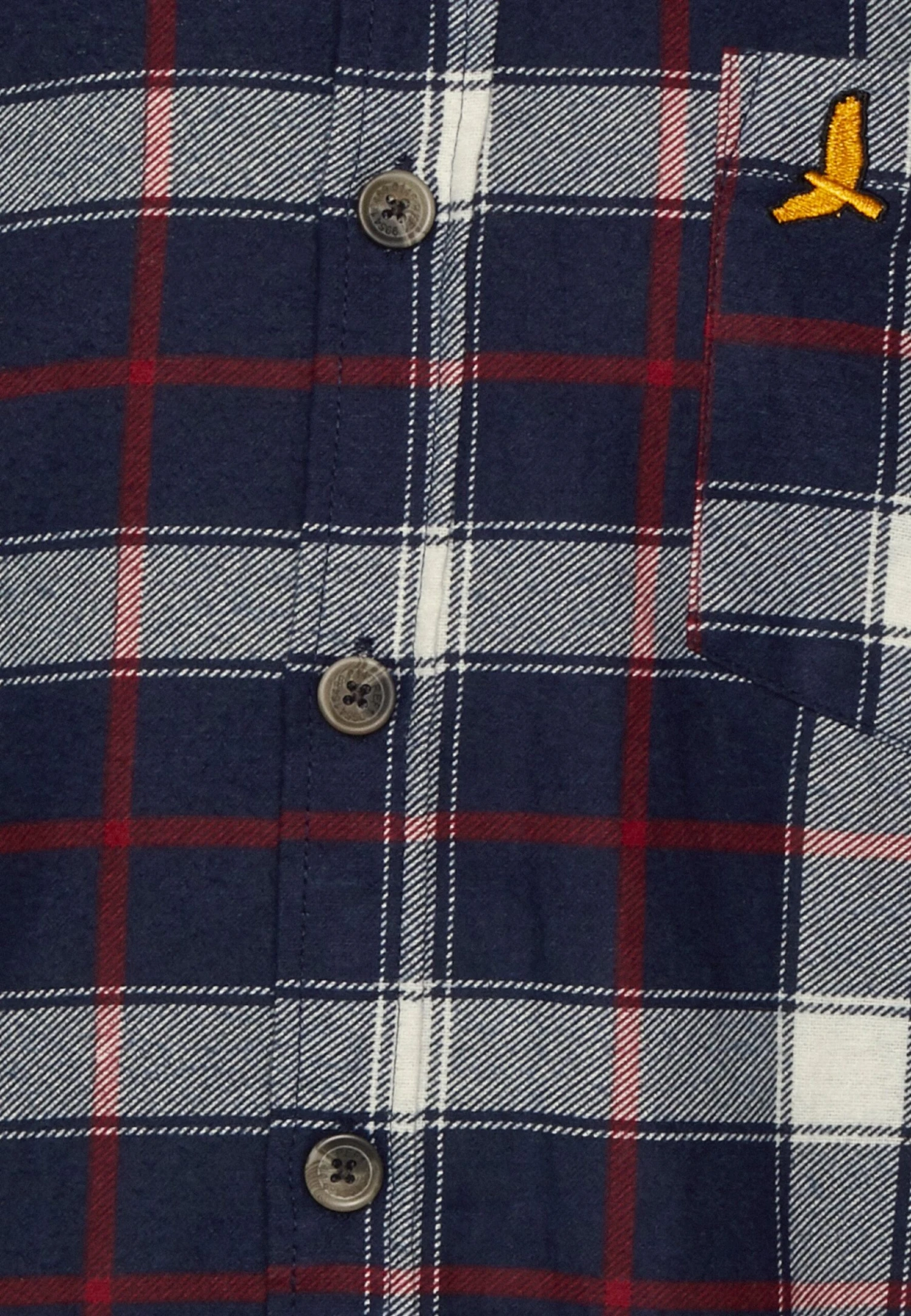 BRAVE SOUL Koszula - Navy/red/ecru 5 BRAVE SOUL Koszula - Navy/red/ecru - obrazek 5