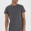 Solid SDLONGO - T-shirt Basic - Grey Melange