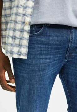 Selected Homme Jeansy Straight Leg - Medium Blue Denim -Sklep Odziezowy da27b44b0ece49658e1e75c2fd4a9b78