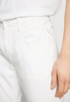 Replay ANBASS - Jeansy Slim Fit - White -Sklep Odziezowy da5edf06cd6246268ce5703f0d264b49