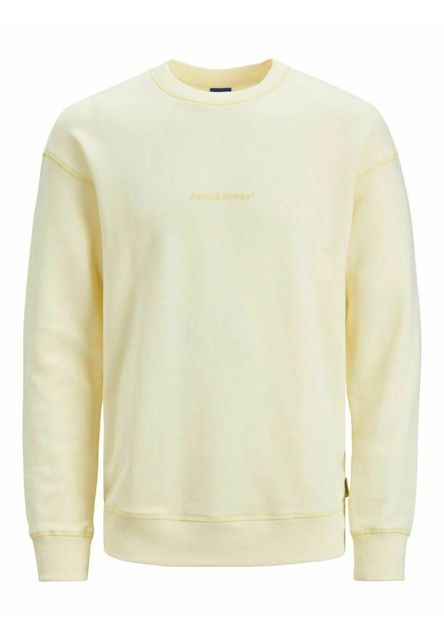 Jack & Jones CREW NECK - Bluza - Transparent Yellow 7 Jack & Jones CREW NECK - Bluza - Transparent Yellow - obrazek 7
