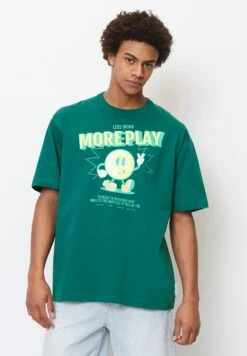 Marc O'Polo DENIM T-shirt Z Nadrukiem - Blue