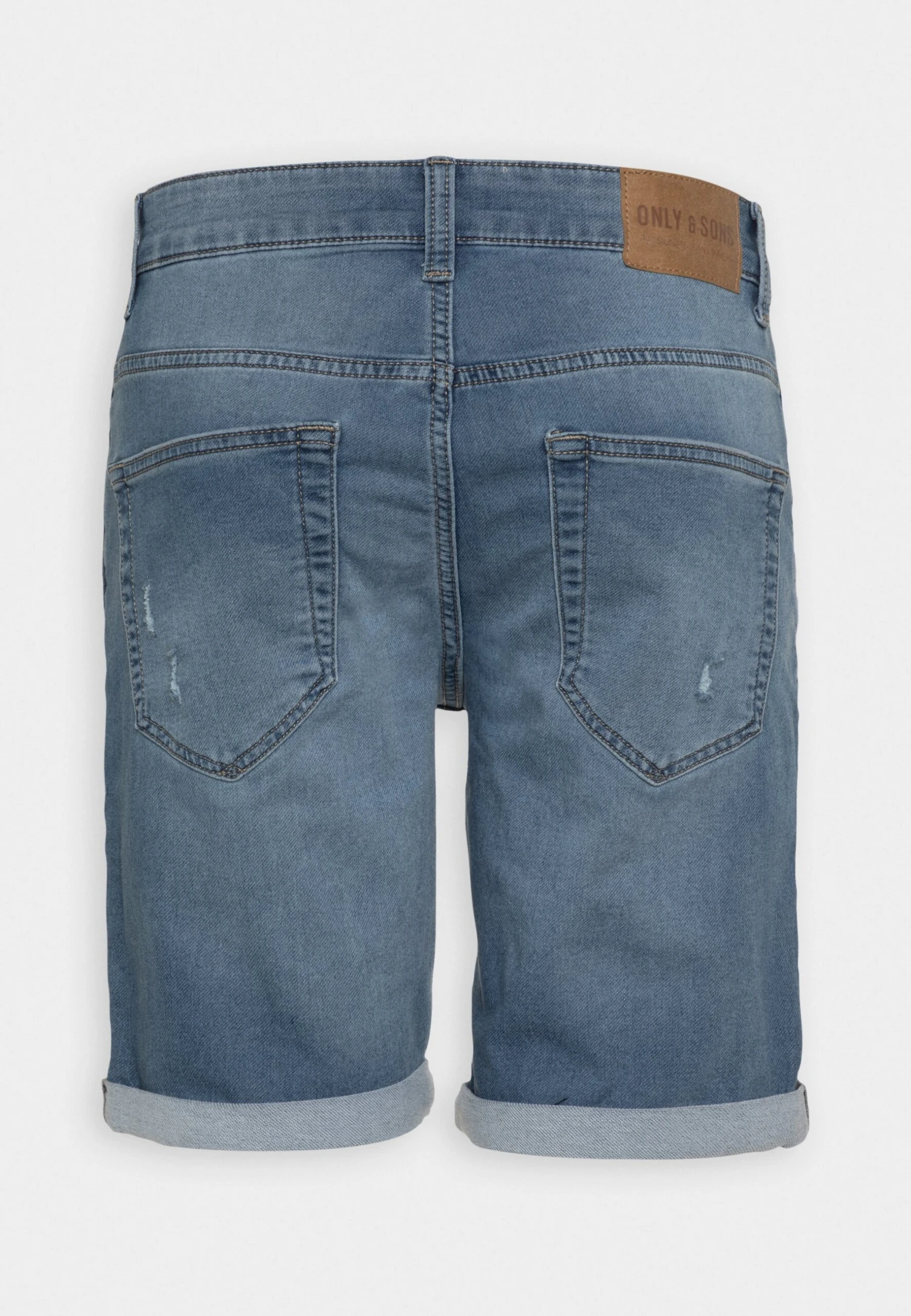 Only & Sons ONSPLYJOGG - Szorty Jeansowe - Light Blue Denim 6 Only & Sons ONSPLYJOGG - Szorty Jeansowe - Light Blue Denim - obrazek 6