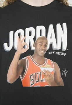 Jordan T-shirt Z Nadrukiem - Black/phantom -Sklep Odziezowy e0a3fdb479c64be9af5fcbe07e9965b0