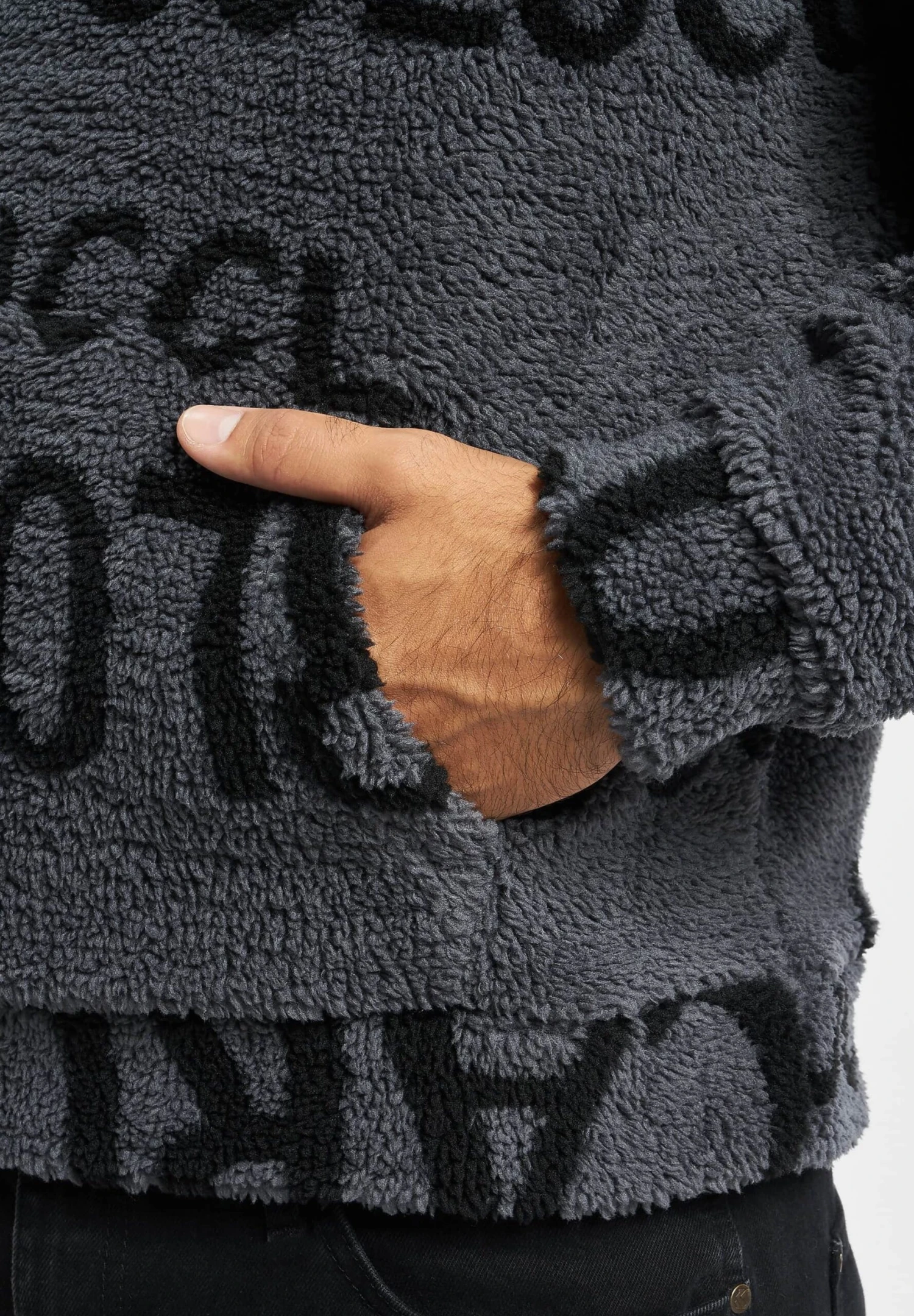 CARLO COLUCCI Bluza Z Kapturem - Anthracite 4 CARLO COLUCCI Bluza Z Kapturem - Anthracite - obrazek 4