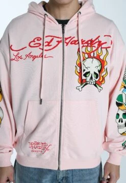 Ed Hardy BURNING SKULL - Bluza Z Kapturem - Veiled Rose -Sklep Odziezowy e549f74d86aa409cbcd1b03db68e41ab