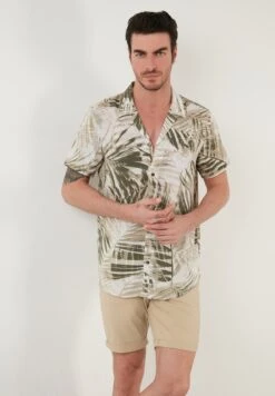 REGULAR FIT - Koszula - Khaki Stone