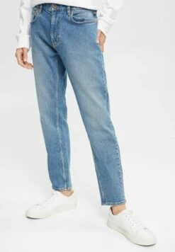 Edc By Esprit STRETCH - Jeansy Straight Leg - Blue Light Washed