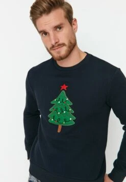 Trendyol CHRISTMAS - Bluza - Navy Blue -Sklep Odziezowy eb3907bdd4e9459ebd4f3a3690bbbdff