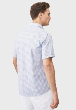 COMFORT FIT PAINTED - Koszula - White Navy Blue -Sklep Odziezowy efbd0da02f4f4c8faf53cd356d1a028a