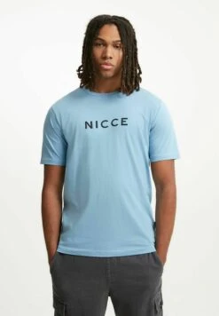 Nicce COMPACT - T-shirt Z Nadrukiem - Blue