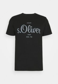 S.Oliver LOGO - T-shirt Z Nadrukiem - Black 15 S.Oliver LOGO - T-shirt Z Nadrukiem - Black -Sklep Odziezowy f4d519c064524e678f81330984a9616a
