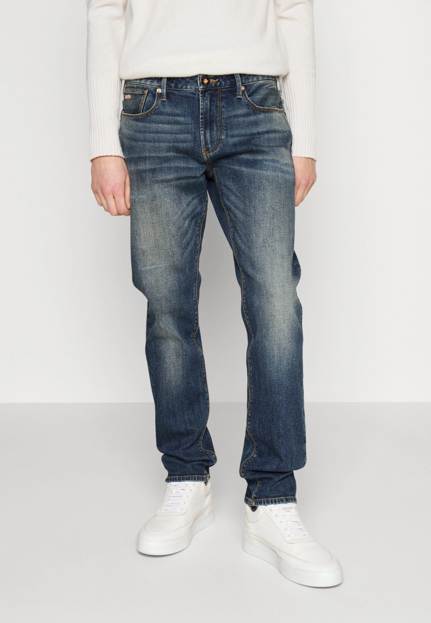 Emporio Armani Jeansy Slim Fit - Denim Blue 1 Emporio Armani Jeansy Slim Fit - Denim Blue