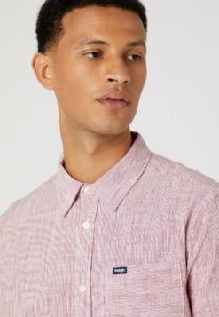 Wrangler POCKET - Koszula - Red -Sklep Odziezowy fc3815f582c2442e80ef5a9e7f15fb87